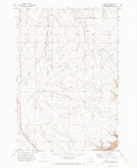 Rosebush Oregon Historical topographic map, 1:24000 scale, 7.5 X 7.5 Minute, Year 1970