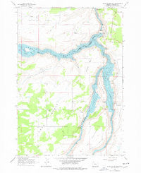 Round Butte Dam Oregon Historical topographic map, 1:24000 scale, 7.5 X 7.5 Minute, Year 1962