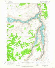 Round Butte Dam Oregon Historical topographic map, 1:24000 scale, 7.5 X 7.5 Minute, Year 1962