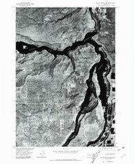 Round Butte Dam Oregon Historical topographic map, 1:24000 scale, 7.5 X 7.5 Minute, Year 1976
