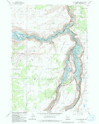 Round Butte Dam Oregon Historical topographic map, 1:24000 scale, 7.5 X 7.5 Minute, Year 1985