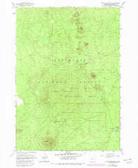 Round Mountain Oregon Historical topographic map, 1:24000 scale, 7.5 X 7.5 Minute, Year 1963