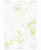 Round Top Butte Oregon Historical topographic map, 1:24000 scale, 7.5 X 7.5 Minute, Year 1980