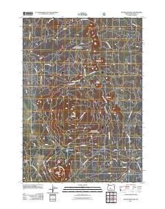 Round Mountain Oregon Historical topographic map, 1:24000 scale, 7.5 X 7.5 Minute, Year 2011