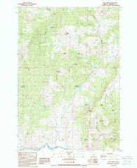 Rowe Creek Oregon Historical topographic map, 1:24000 scale, 7.5 X 7.5 Minute, Year 1987
