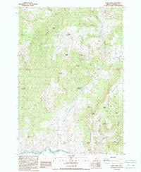 Rowe Creek Oregon Historical topographic map, 1:24000 scale, 7.5 X 7.5 Minute, Year 1987
