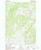 Rowe Creek Oregon Historical topographic map, 1:24000 scale, 7.5 X 7.5 Minute, Year 1987