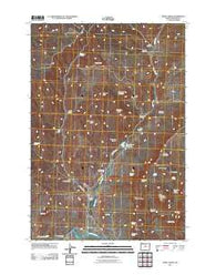 Rowe Creek Oregon Historical topographic map, 1:24000 scale, 7.5 X 7.5 Minute, Year 2011