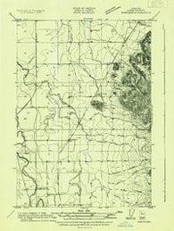 Rowland Oregon Historical topographic map, 1:31680 scale, 7.5 X 7.5 Minute, Year 1909
