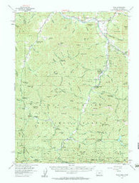 Ruch Oregon Historical topographic map, 1:62500 scale, 15 X 15 Minute, Year 1954