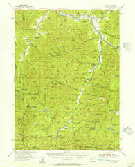 Ruch Oregon Historical topographic map, 1:62500 scale, 15 X 15 Minute, Year 1954