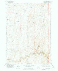 Rufino Butte Oregon Historical topographic map, 1:24000 scale, 7.5 X 7.5 Minute, Year 1972