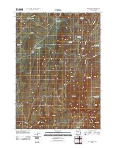 Rufino Butte Oregon Historical topographic map, 1:24000 scale, 7.5 X 7.5 Minute, Year 2011