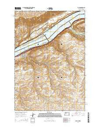 Rufus Oregon Current topographic map, 1:24000 scale, 7.5 X 7.5 Minute, Year 2014