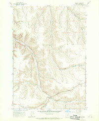 Ruggs Oregon Historical topographic map, 1:24000 scale, 7.5 X 7.5 Minute, Year 1968