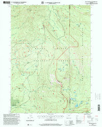Rustler Peak Oregon Historical topographic map, 1:24000 scale, 7.5 X 7.5 Minute, Year 1997
