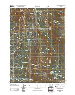 Rustler Peak Oregon Historical topographic map, 1:24000 scale, 7.5 X 7.5 Minute, Year 2011