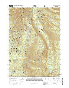 Rustler Peak Oregon Current topographic map, 1:24000 scale, 7.5 X 7.5 Minute, Year 2014