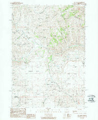Rye Valley Oregon Historical topographic map, 1:24000 scale, 7.5 X 7.5 Minute, Year 1988