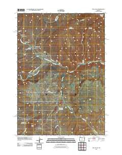 Rye Valley Oregon Historical topographic map, 1:24000 scale, 7.5 X 7.5 Minute, Year 2011