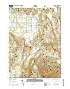 S'Ocholis Canyon Oregon Current topographic map, 1:24000 scale, 7.5 X 7.5 Minute, Year 2014