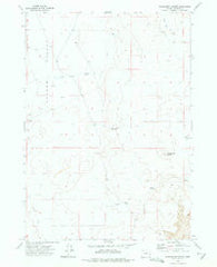 Sacramento Butte Oregon Historical topographic map, 1:24000 scale, 7.5 X 7.5 Minute, Year 1972