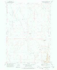 Sacramento Butte Oregon Historical topographic map, 1:24000 scale, 7.5 X 7.5 Minute, Year 1972