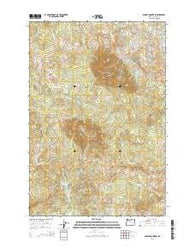 Saddle Mountain Oregon Current topographic map, 1:24000 scale, 7.5 X 7.5 Minute, Year 2014