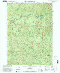 Saddleblanket Mountain Oregon Historical topographic map, 1:24000 scale, 7.5 X 7.5 Minute, Year 1997