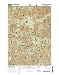 Saddleblanket Mountain Oregon Current topographic map, 1:24000 scale, 7.5 X 7.5 Minute, Year 2014
