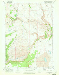 Sage Hen Butte Oregon Historical topographic map, 1:24000 scale, 7.5 X 7.5 Minute, Year 1968