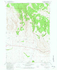 Sage Hen Hill Oregon Historical topographic map, 1:24000 scale, 7.5 X 7.5 Minute, Year 1981
