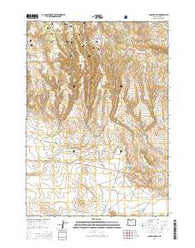 Sage Hen Hill Oregon Current topographic map, 1:24000 scale, 7.5 X 7.5 Minute, Year 2014