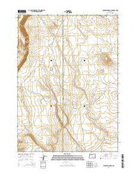 Sagebrush Knoll Oregon Current topographic map, 1:24000 scale, 7.5 X 7.5 Minute, Year 2014