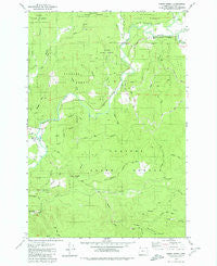 Sager Creek Oregon Historical topographic map, 1:24000 scale, 7.5 X 7.5 Minute, Year 1979