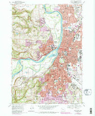 Salem West Oregon Historical topographic map, 1:24000 scale, 7.5 X 7.5 Minute, Year 1969