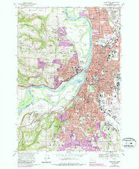 Salem West Oregon Historical topographic map, 1:24000 scale, 7.5 X 7.5 Minute, Year 1969