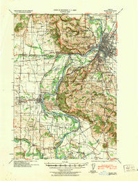Salem Oregon Historical topographic map, 1:62500 scale, 15 X 15 Minute, Year 1940
