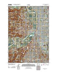 Salem West Oregon Historical topographic map, 1:24000 scale, 7.5 X 7.5 Minute, Year 2011