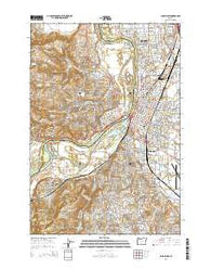 Salem West Oregon Current topographic map, 1:24000 scale, 7.5 X 7.5 Minute, Year 2014