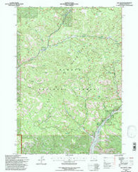 Salt Butte Oregon Historical topographic map, 1:24000 scale, 7.5 X 7.5 Minute, Year 1992