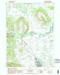 Sams Valley Oregon Historical topographic map, 1:24000 scale, 7.5 X 7.5 Minute, Year 1983