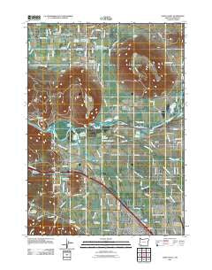 Sams Valley Oregon Historical topographic map, 1:24000 scale, 7.5 X 7.5 Minute, Year 2011