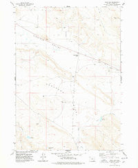 Sand Gap Oregon Historical topographic map, 1:24000 scale, 7.5 X 7.5 Minute, Year 1977