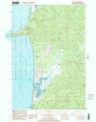 Sand Lake Oregon Historical topographic map, 1:24000 scale, 7.5 X 7.5 Minute, Year 1985