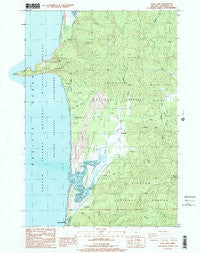 Sand Lake Oregon Historical topographic map, 1:24000 scale, 7.5 X 7.5 Minute, Year 1985