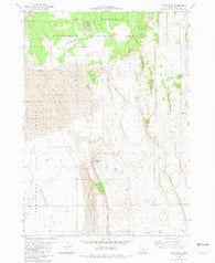 Sand Rock Oregon Historical topographic map, 1:24000 scale, 7.5 X 7.5 Minute, Year 1981