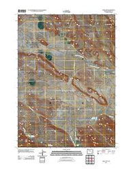 Sand Gap Oregon Historical topographic map, 1:24000 scale, 7.5 X 7.5 Minute, Year 2011