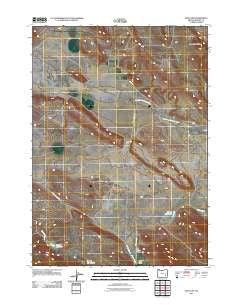 Sand Gap Oregon Historical topographic map, 1:24000 scale, 7.5 X 7.5 Minute, Year 2011