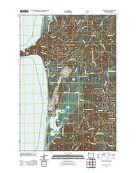 Sand Lake Oregon Historical topographic map, 1:24000 scale, 7.5 X 7.5 Minute, Year 2011